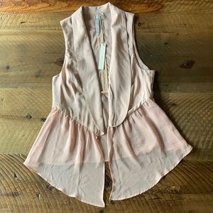 *NWT* LC LAUREN CONRAD Shawl Collar Vest